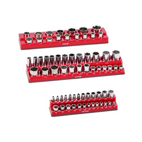 Magnetische Socket Organizer Set – Handige Opslag voor SAE-doppen
