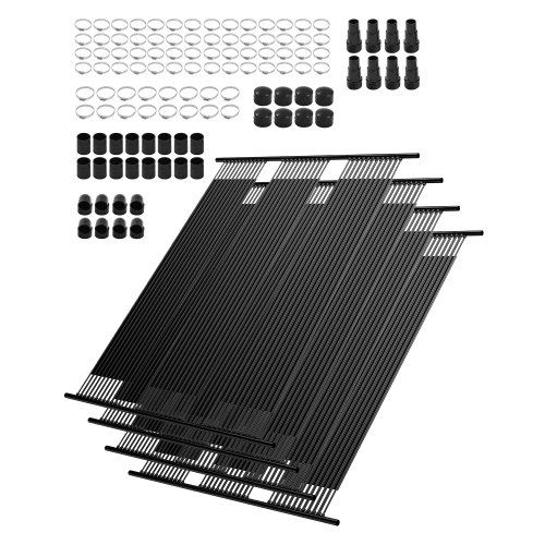 Zonne-energie zwembadverwarmer set van 4 – Duurzaam, efficiënt en eenvoudig te installeren