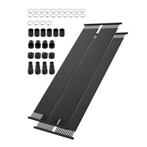 Duurzame Zonne‑zwembadverwarming: 2‑Pack HDPE Panelen voor Snelle en Efficiënte Warmte