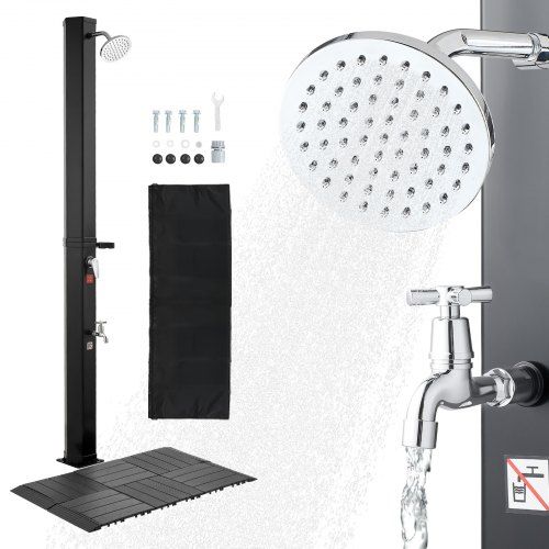 Solardouche 35 L – krachtige zonnedouche voor tuin, zwembad en camping