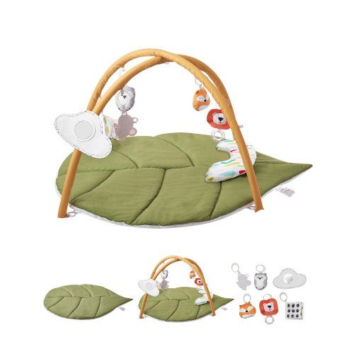 Speelmat met 6 Sensorische Speeltjes – Uitstekend Activiteitendeken voor Baby’s 0‑18 Maanden