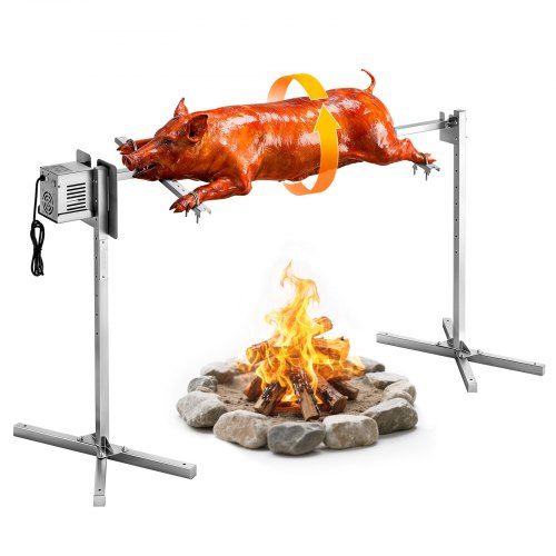 Krachtige 1321 mm rotisseriegrill voor feesten, kamperen en buitenkoken