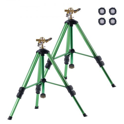 Telescopische gazonsproeier set van 2 – Efficiënte irrigatie voor grote tuinen