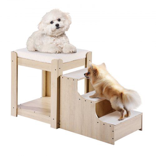 Multifunctioneel stapelbed met trap voor honden en katten – comfortabel, veilig en stijlvol