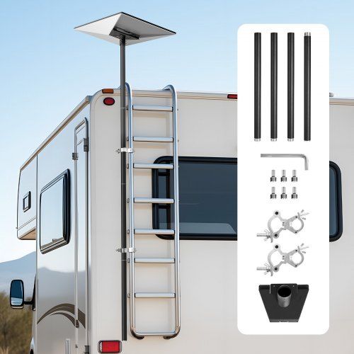 Starlink Gen 3 RV Ladder Mount – Flexibele, weerbestendige antennehouder voor de camper
