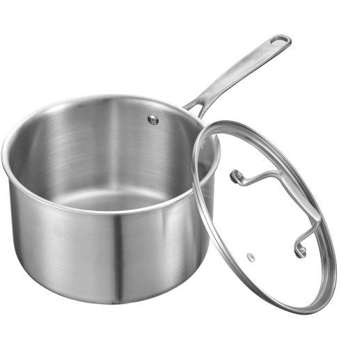 Multifunctionele steelpan van 4 liter: Praktisch, duurzaam en vaatwasserbestendig