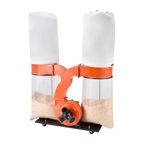 Krachtig stofafzuigsysteem voor houtbewerking: 1200 CFM en 2 HP motor