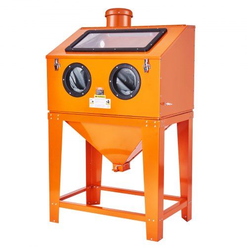 Zandstraalkast 90 gallon met geïntegreerd stofafzuigsysteem – krachtig, duurzaam en gebruiksvriendelijk