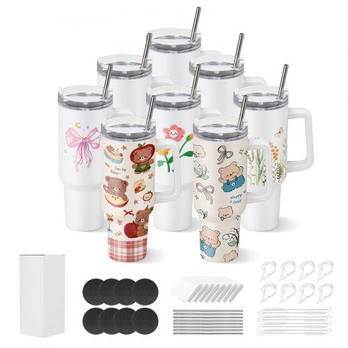 Sublimatiebekers 8 stuks – Creatief, duurzaam en klaar voor elk avontuur