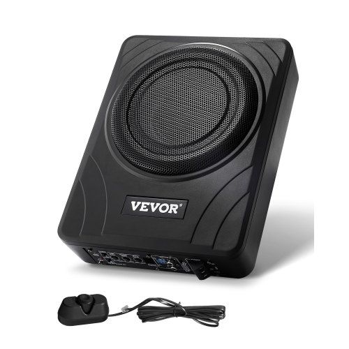 Ultraslanke 8‑inch autosubwoofer voor onder de stoel – 300 W kracht voor SUV, vrachtwagen en camper