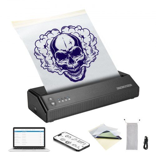 Draadloze Bluetooth Tattoo Stencil Printer – Compact, Krachtig en Gebruiksvriendelijk