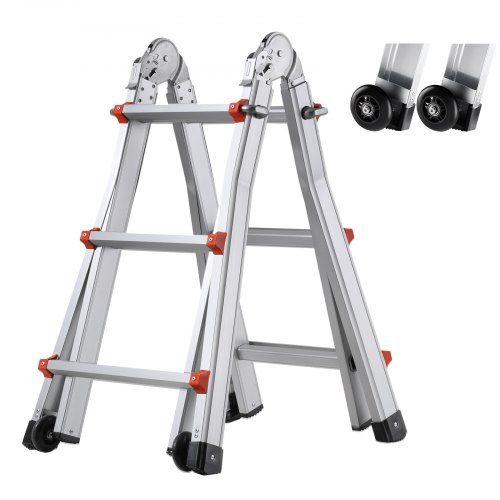 Telescopische A‑Frame Ladder – 6230 mm, 150 kg Draagvermogen, Lichtgewicht en Veelzijdig