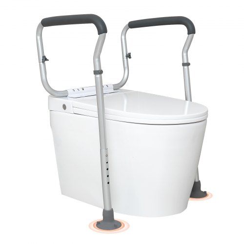 Verstelbare toiletveiligheidsrail met armleuningen – Veilig en comfortabel in de badkamer