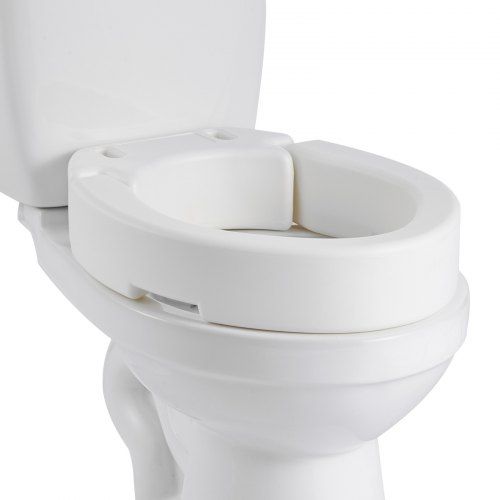Verhoogde toiletbril 88,9 mm – Comfort voor senioren, zwangere en mensen met beperking