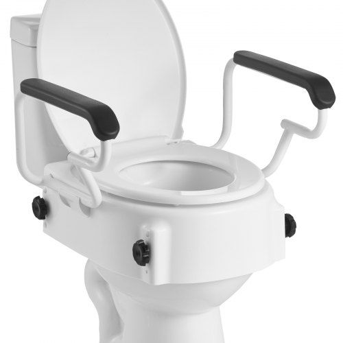 Verhoogde toiletbril met armleuningen – Comfort en veiligheid voor senioren en mensen met een beperking