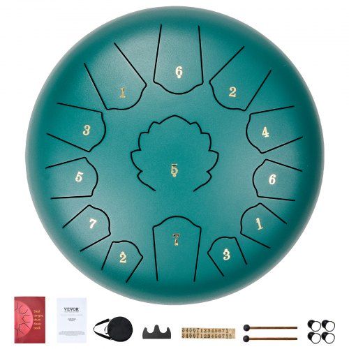 Steel Tongue Drum 13 tonen C Majeur – Muzikale rust voor yoga, kinderen en beginners
