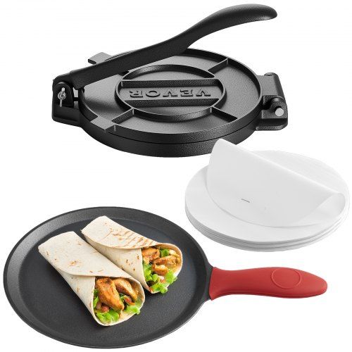 Handmatige Tortillapers van 20 cm: Praktisch keukenhulpje voor thuis en kleine zaak