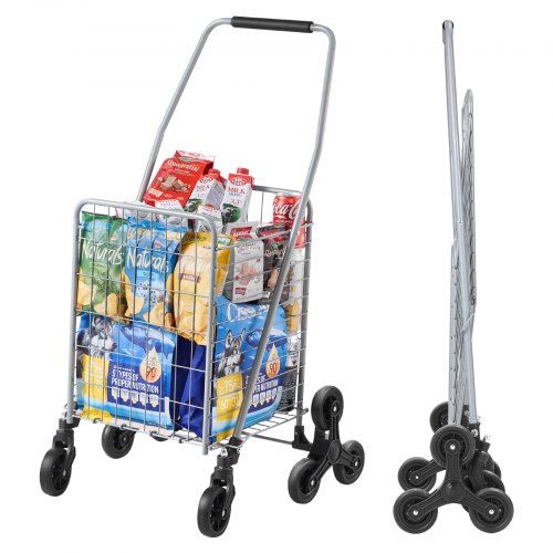 Handige 45‑liter trapklimwagen: jouw partner voor boodschappen en verhuizingen