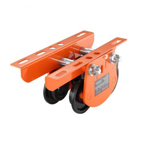 Handmatige trolley met 1 ton capaciteit en verstelbare breedte – veelzijdig hijsgereedschap