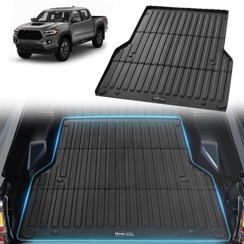 Toyota Tacoma Laadvloermat 2005‑2023 – Dikke Zwarte TPE Mat voor Maximale Bescherming