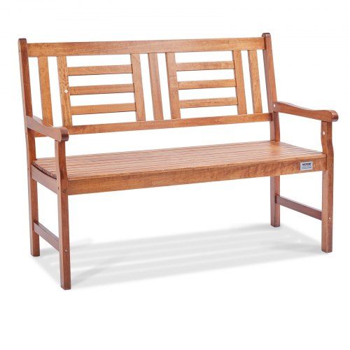 Comfortabele massief houten bank voor tuin, park en veranda – solide, stijlvol en eenvoudig te monteren