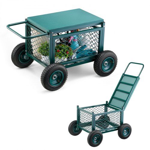 Handige rolbank voor de tuin: comfort, opslag en mobiliteit in één