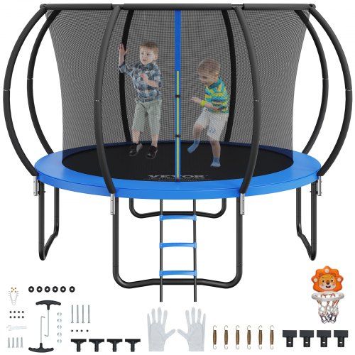 Maximaal springplezier in de tuin: een uitgebreide kijk op de 10ft kindertrampoline met 360° veiligheidsnet