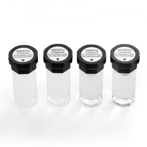 Optimale kalibratie van waterkwaliteit: Turbiditeitskalibratieoplossingkit 20/100/400/800 NTU