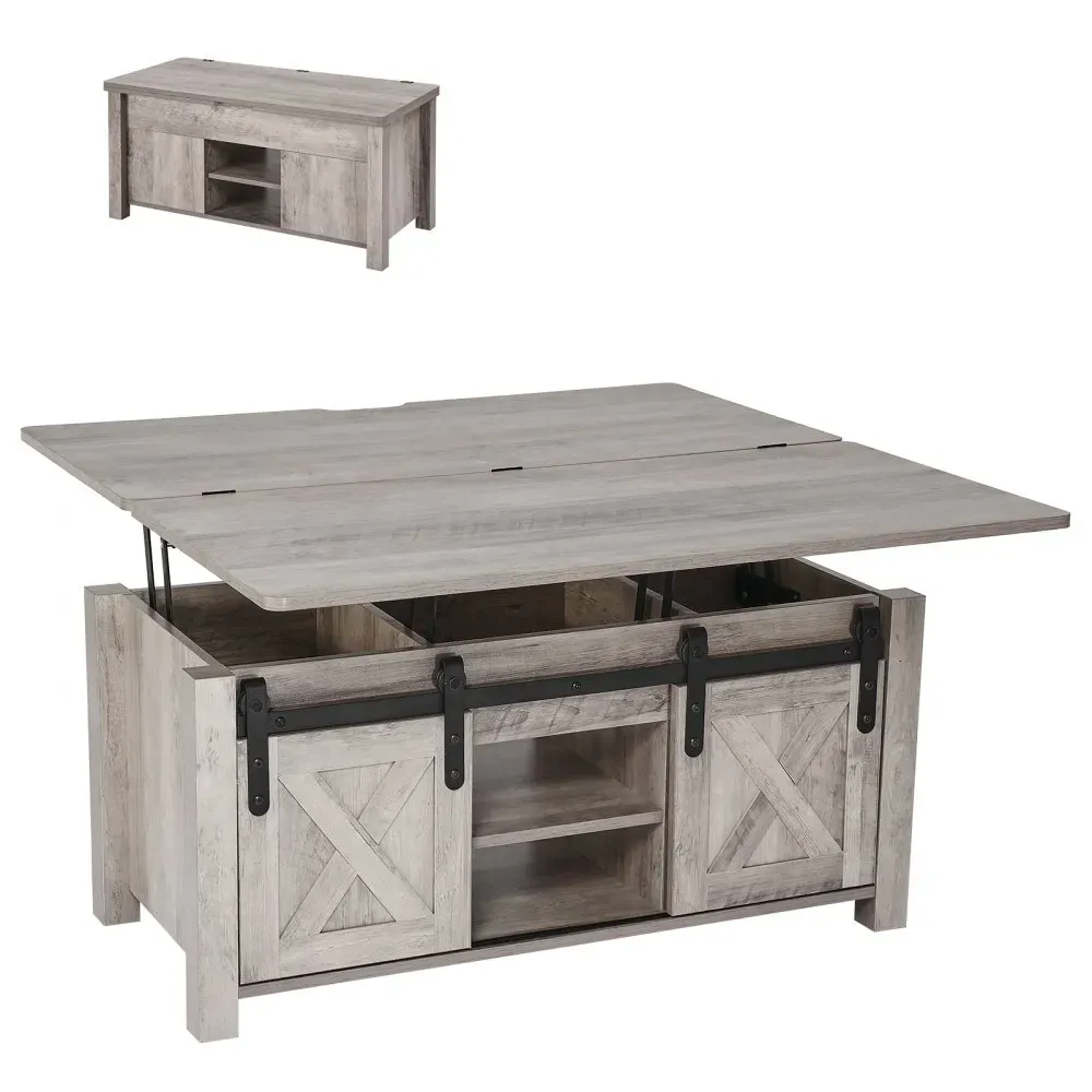 Lift Top Salontafel 100 cm – De perfecte combinatie van stijl, functionaliteit en opbergruimte