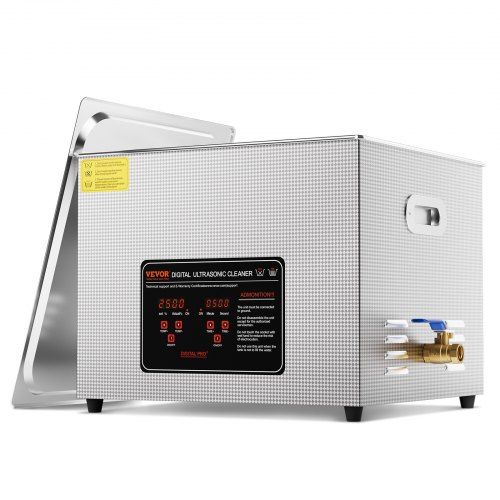 Ultrasoonreiniger 15 L met 360 W & verwarming – krachtige, veelzijdige reiniging voor thuis en professioneel