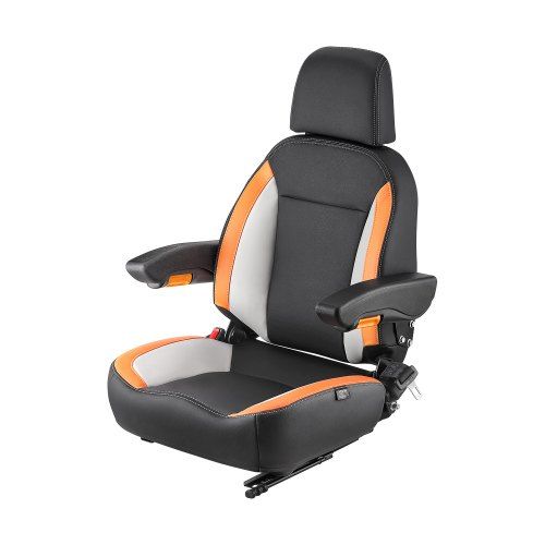 Universele heftruck‑ en tractorstoel: comfort en veiligheid op één plek