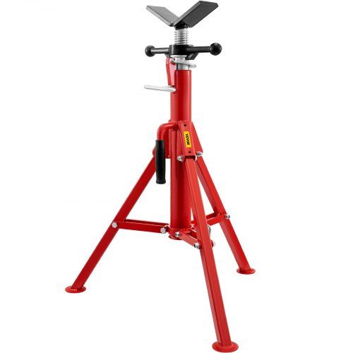 V‑kop pijpstandaard 28‑52 inch – Draagbare stabiliteit voor zware buizen