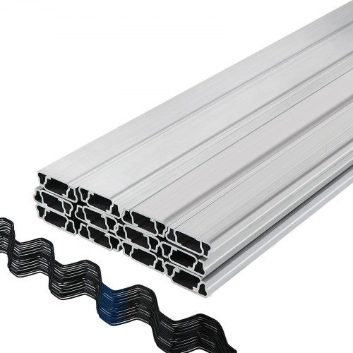 Aluminium veerdraad en vergrendelingskanaal – stevige oplossing voor duurzame kasbevestiging
