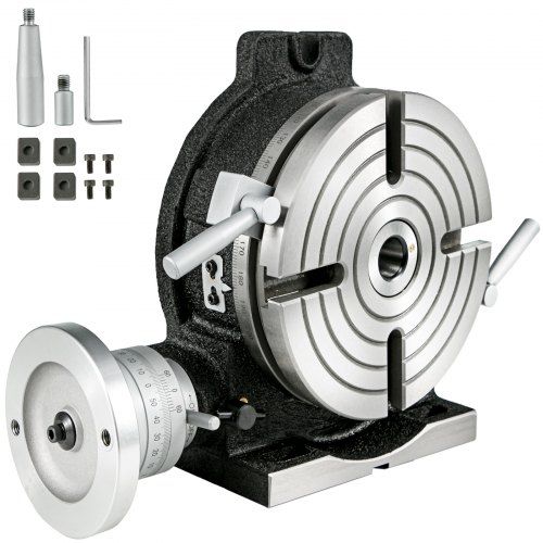 8‑inch horizontale‑verticale verdeelkop‑draaitafel voor frezen en boren