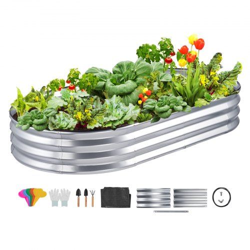 Optimale tuinervaring met het vergrote metalen plantenbed 180×90×30 cm