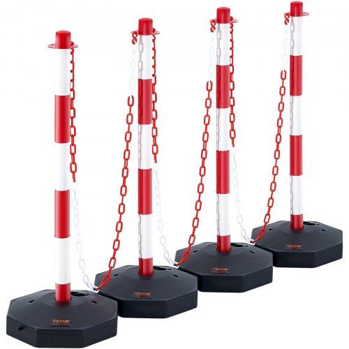 Optimale verkeerskegels met ketting 4‑pack – veelzijdige afbakening voor elke locatie