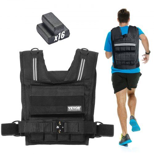 Verstelbaar Gewichtsvest tot 15,85 kg – Ideaal voor Krachtige Outdoor Training