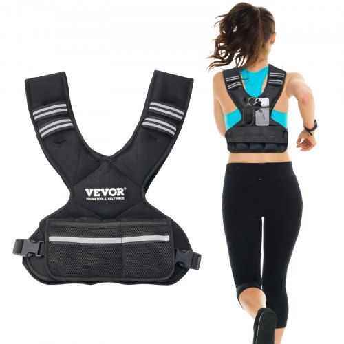 Verstelbaar Gewichtsvest 5‑9,1 kg – Comfort en Veelzijdigheid voor Kracht- en Looptraining