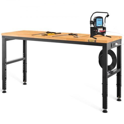 Verstelbare Werkbank 122 cm – Sterk, Flexibel en Klaar voor elke Werkplek