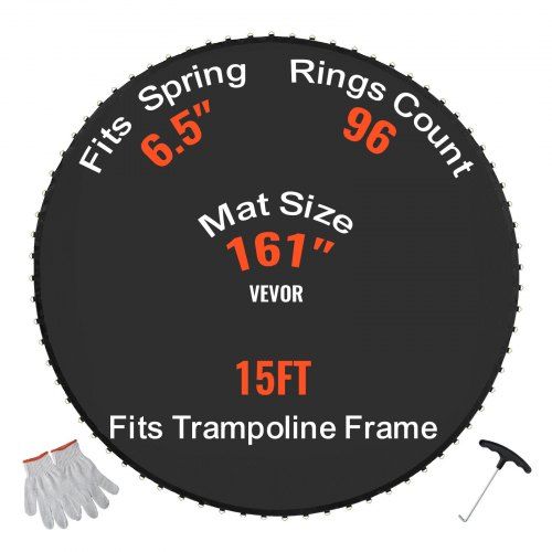Vervangende trampolinemat 457 cm – duurzame springmat voor elk gezin