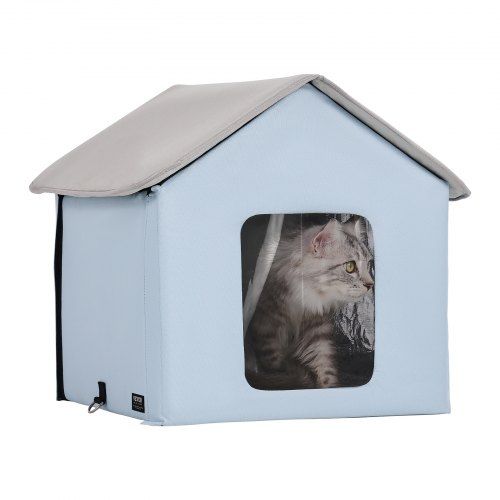 Warm en veilig: Het opvouwbare verwarmde kattenhuis voor de koude Nederlandse winter