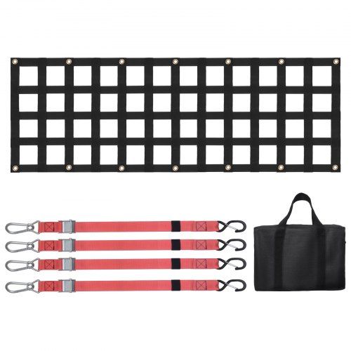 Maximaal laadvermogen en flexibiliteit met een achterklepnet van 1370 × 460 mm
