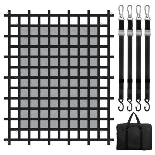 Stevig vrachtwagenlaadnet van 244 × 206 cm voor elke zware lading