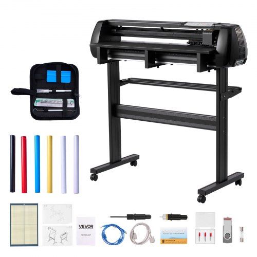 Dubbele messen vinylsnijmachine met LED‑display: veelzijdigheid voor hobby en bedrijf