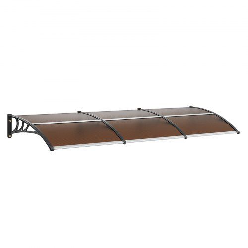 UV‑bestendige polycarbonaat luifel voor deur en raam – 965 × 2975 mm