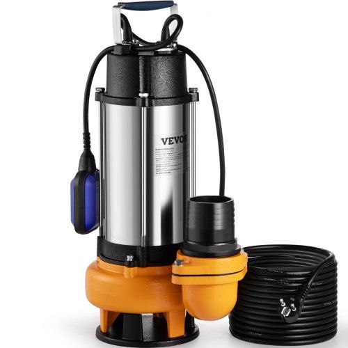 Krachtige dompelpomp met variabele vlotterschakelaar – 2200 W, 60 000 L/u en 18 m hefhoogte