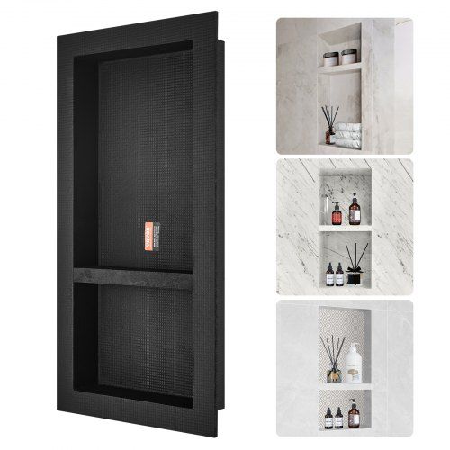 Optimale Douche‑nis van 10 × 40,6 × 81,3 cm: Waterdicht, Duurzaam en Flexibel