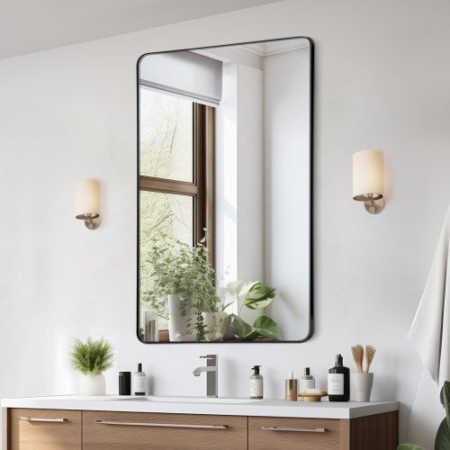 Ruime wandspiegel voor make‑up en badkamer – helder, sterk en stijlvol