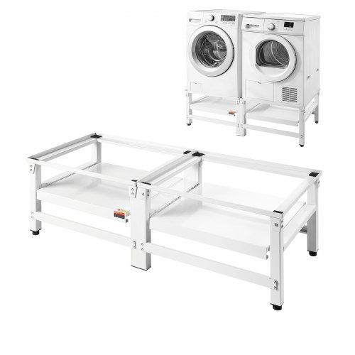Wasmachineonderstel met uitschuifbaar schap – Comfortabel en stabiel wassen