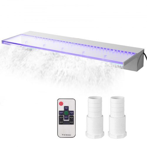 Luxueuze LED-waterval voor zwembad en tuin: stijlvol, duurzaam en eenvoudig te installeren